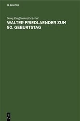 Book cover of Walter Friedlaender zum 90. Geburtstag by Georg Kauffmann