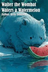 Book cover of Walter the Wombat Waters a Watermelon by Kelly Johnson