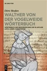 Book cover of Walther von der Vogelweide Wörterbuch by Dörte Meeßen