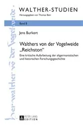 Book cover of Walthers von der Vogelweide «Reichston» by Thomas Bein