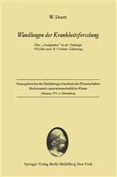 Book cover of Wandlungen der Krankheitsforschung by Wilhelm Doerr
