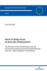Book cover of Wann ist Design Kunst im Sinne des Urheberrechts? by Unknown