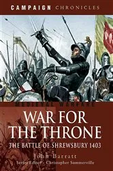 Book cover of War for the Throne by John Barratt