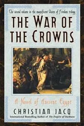 Book cover of War of the Crowns by Christian Jacq