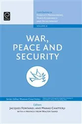 Book cover of War, Peace, and Security by Jacques Fontanel