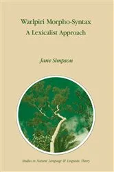 Book cover of Warlpiri Morpho-Syntax by J. Simpson