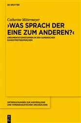 Book cover of Was sprach der eine zum anderen? by Catherine Mittermayer