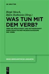 Book cover of Was tun mit dem Verb? by Birgit Mesch