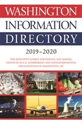 Book cover of Washington Information Directory 2019-2020 by CQ Press