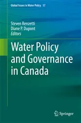Book cover of Water Policy and Governance in Canada by Steven Renzetti