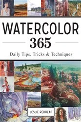 Book cover of Watercolor 365 by Leslie Redhead