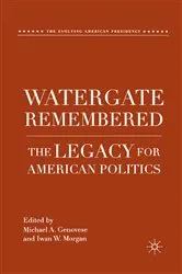 Book cover of Watergate Remembered by M. Genovese