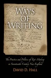 Book cover of Ways of Writing by David D. Hall