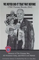 Book cover of We Never Did It That Way Before by Thomas Brooks