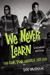 Book cover of We Never Learn by Eric Davidson