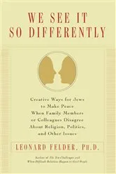 Book cover of We See It So Differently by Leonard Felder