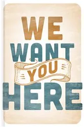 Book cover of We Want You Here by Thom S. Rainer
