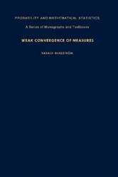 Book cover of Weak Convergence of Measures by Harald Bergström