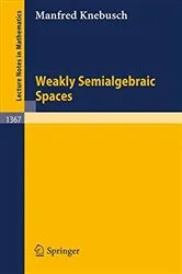 Book cover of Weakly Semialgebraic Spaces by Manfred Knebusch
