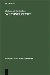 Book cover of Wechselrecht by Richard Michaelis