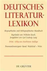 Book cover of Wedekind - Weiss (3rd ed.) by Wilhelm Kosch