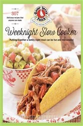 Book cover of Weeknight Slow Cooker by Gooseberry Patch