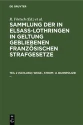 Book cover of Wege-, Strom- u. Bahnpolizei ... by Unknown