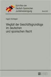 Book cover of Wegfall der Geschaeftsgrundlage im deutschen und spanischen Recht by As. Hispano-Alemana de Jurista