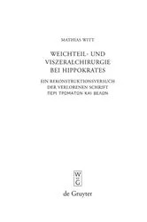 Book cover of Weichteil- und Viszeralchirurgie bei Hippokrates by Mathias Witt