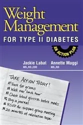 Book cover of Weight Management for Type II Diabetes by Jackie Labat