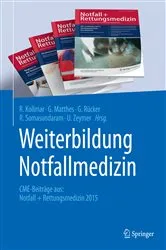 Book cover of Weiterbildung Notfallmedizin by R. Kollmar