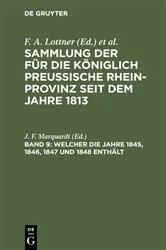 Book cover of Welcher die Jahre 1845, 1846, 1847 und 1848 enthält by Unknown