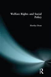 Book cover of Welfare Rights and Social Policy by Hartley Dean