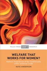 Book cover of Welfare That Works for Women? by Kate Andersen