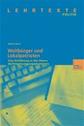 Book cover of Weltbürger und Lokalpatrioten by Volker Heins