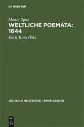 Book cover of Weltliche Poemata : 1644 (2nd ed.) by Erich Trunz