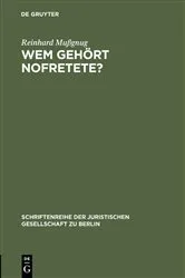 Book cover of Wem gehört Nofretete? by Reinhard Mußgnug