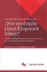 Book cover of „Wer wird nicht einen Klopstock loben?“ by Lutz Hagestedt