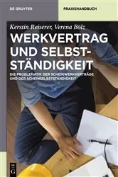 Book cover of Werkvertrag und Selbstständigkeit by Kerstin Reiserer