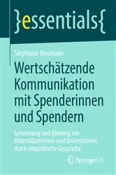 Book cover of Wertschätzende Kommunikation mit Spenderinnen und Spendern by Stephanie Neumann