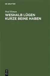 Book cover of Weshalb Lügen kurze Beine haben by Unknown
