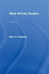 Book cover of West African Studies by Mary Kingsley