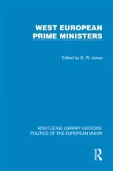 Book cover of West European Prime Ministers by G.W. Jones