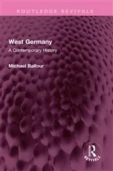 Book cover of West Germany by Michael Balfour
