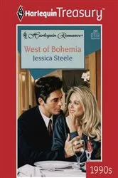 Book cover of WEST OF BOHEMIA by Jessica Steele