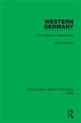 Book cover of Western Germany by Alfred Grosser