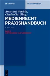 Book cover of Wettbewerbs- und Werberecht (3rd ed.) by Artur-Axel Wandtke