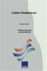Book cover of Wettbewerbsrecht und Kartellrecht by Unknown