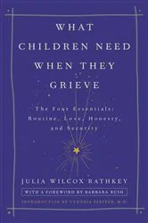 Book cover of What Children Need When They Grieve by Julia Wilcox Rathkey
