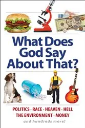 Book cover of What Does God Say About That? by Aaron Sharp